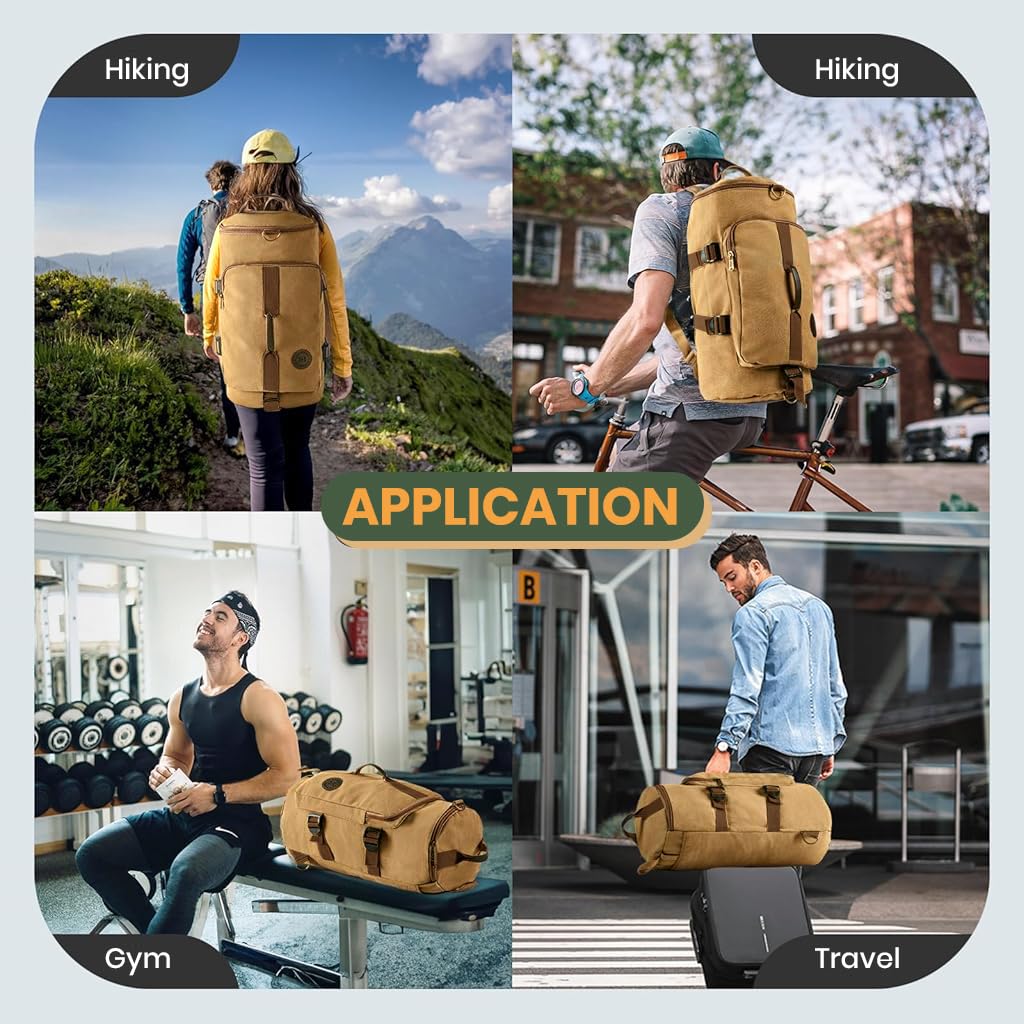 GUSTAVE Outdoor Travel Backpack with 15.6