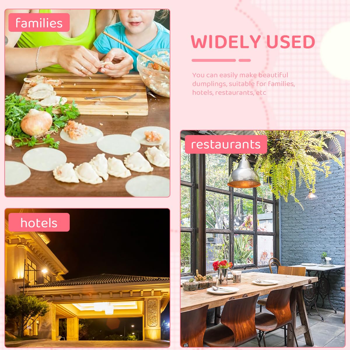 HASTHIP Dumpling Press Maker for Quick Batch Cooking with 4 Compartments and Food Grade PP | Easy to Clean Kitchen Mold 8.66×6.5–12.99 in