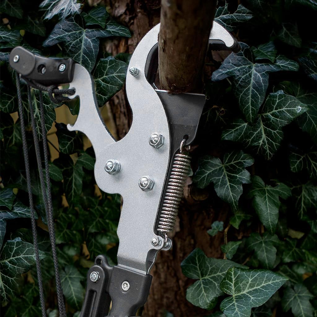 Supvox Tree Branch Cutter for High Limb Pruning with 35cm SK5 Blade and Pulley System