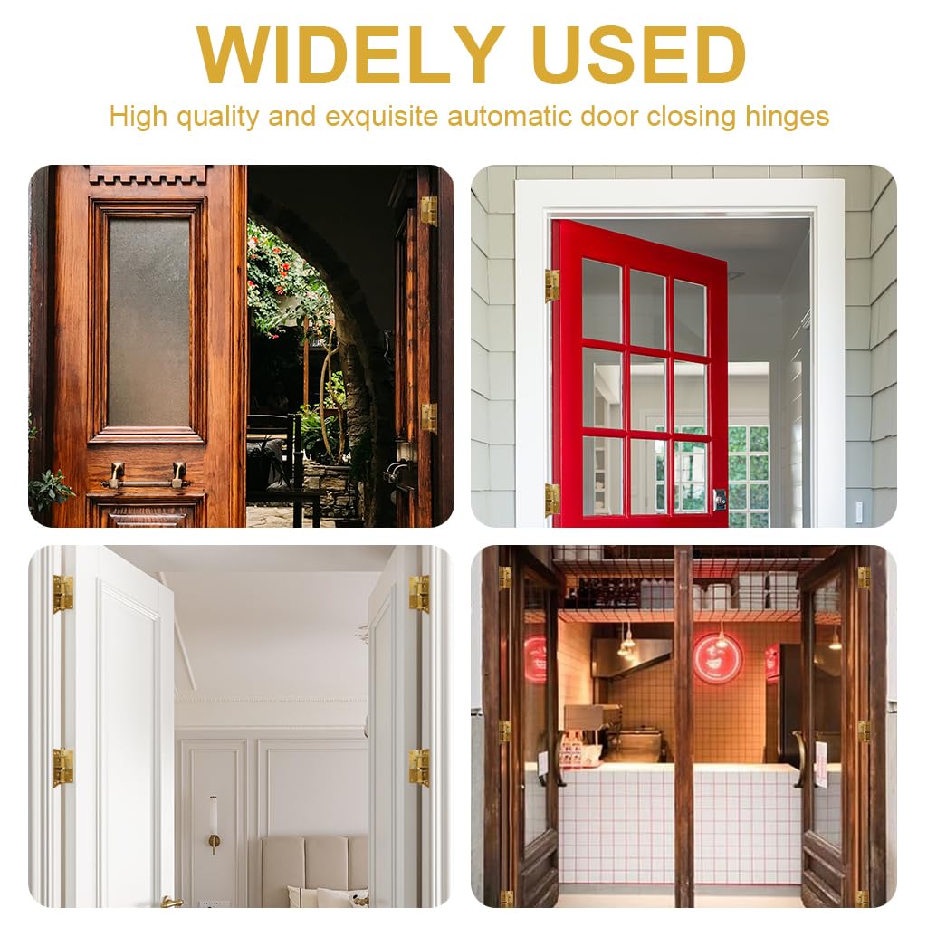 Serplex Cabinet Door Hinge for Furniture Doors with 90° Opening and Self Closing Spring | Adjustable Tension Quiet Steel Design