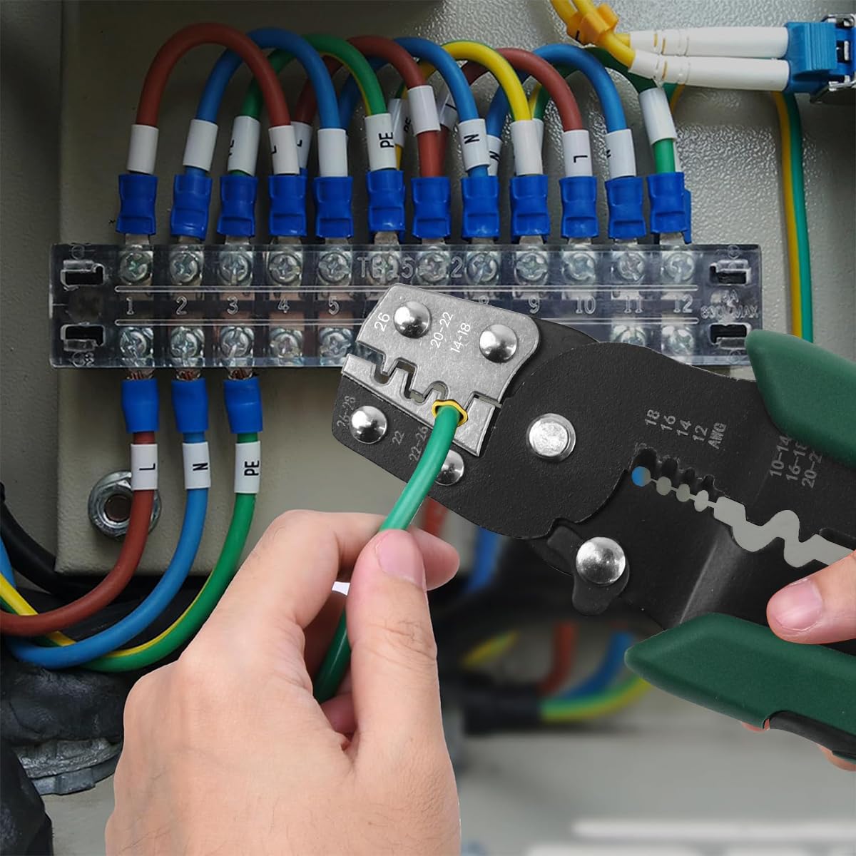 Wire Terminals Connectors 320Pcs with Crimping Tool for Electrical ...