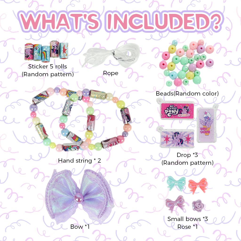 PATPAT Bracelet Making Kit for Girls with 150 Sticker Rolls and Spacer Beads | Fun DIY Gift Set