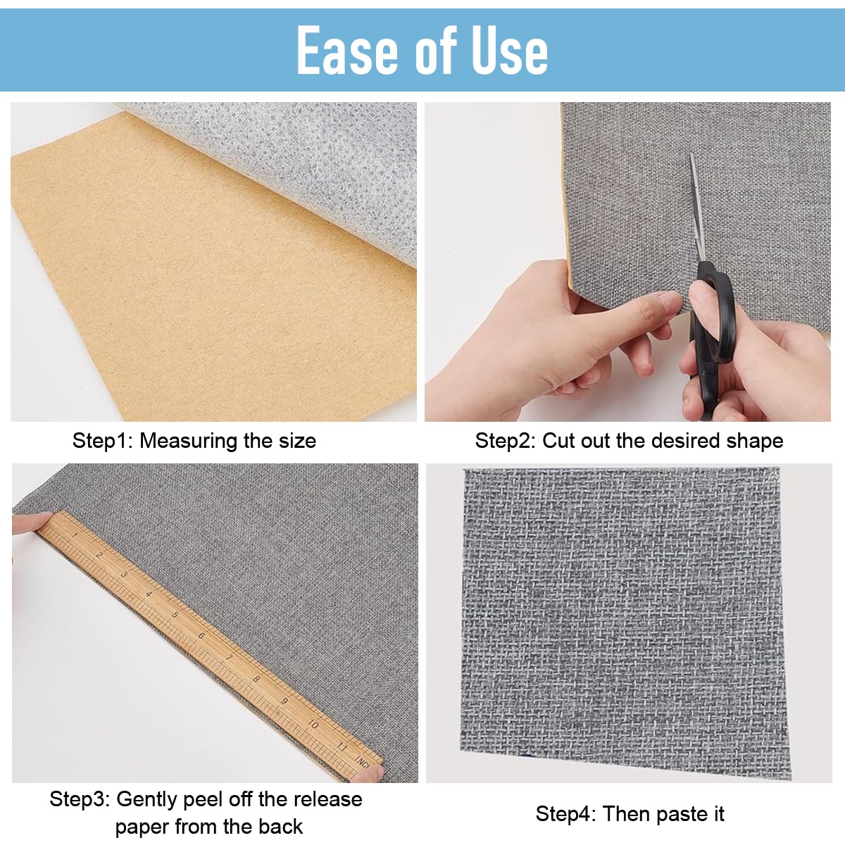 HASTHIP Double Sided Whiteboard for Kids with Lines 9x12 in | Grey Ruled Writing Board