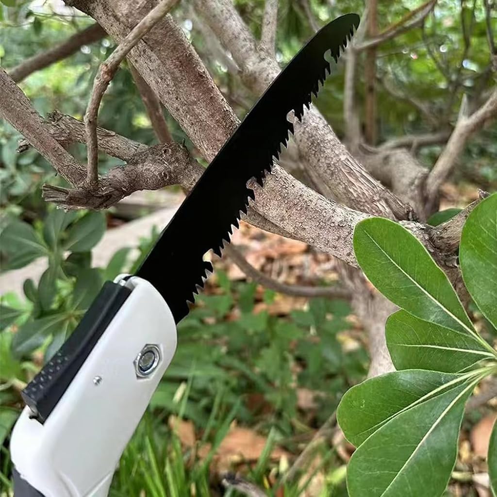 ZIBUYU Hand Saw for Branch Pruning with 9.8 in Foldable SK5 Steel Blade and Ergonomic Grip