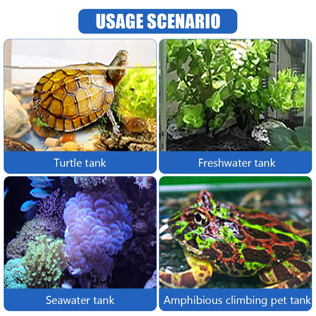 HASTHIP Mini Tank Heater for Small Betta Aquariums with USB Plug featuring 10W 26°C Control