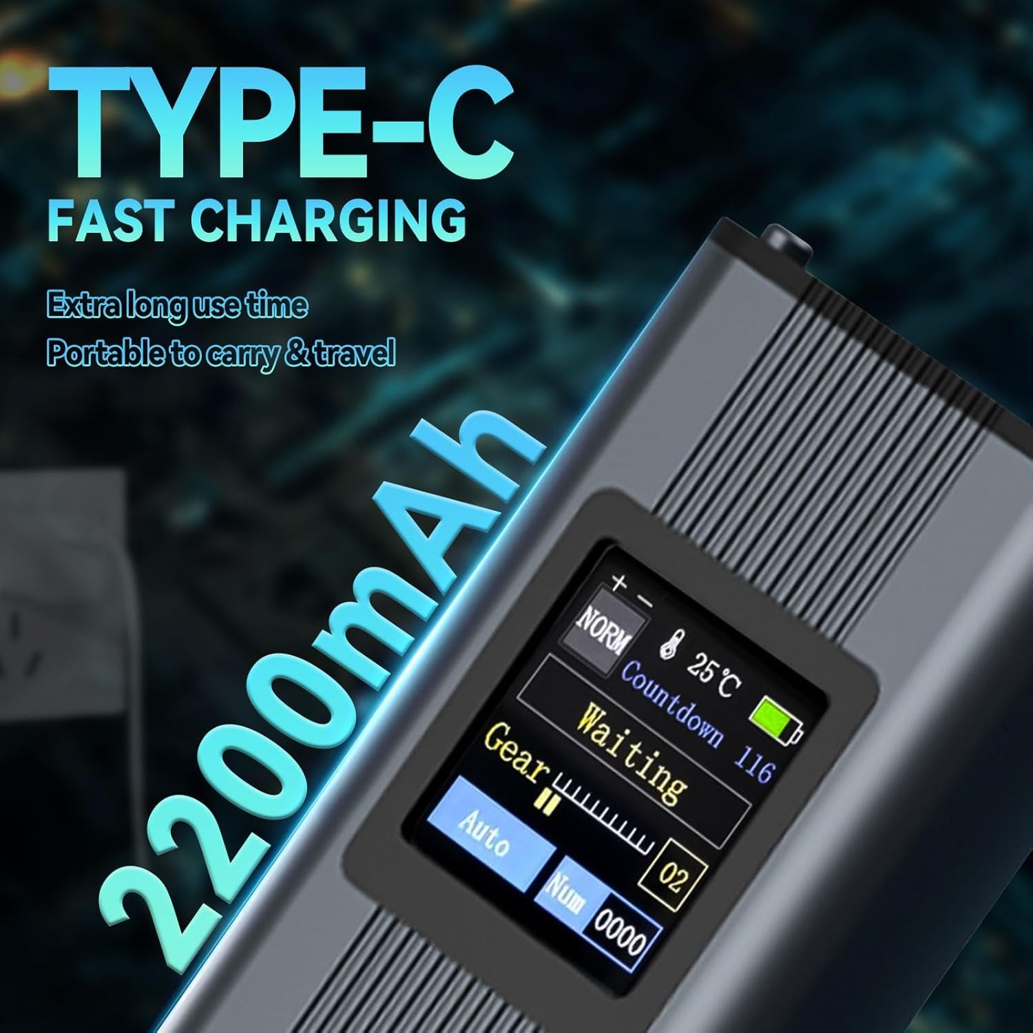 Serplex Spot Welder for Portable Welding Tasks with 11 Gears and LCD Display | 2200mAh USB Rechargeable Aluminum Alloy Machine