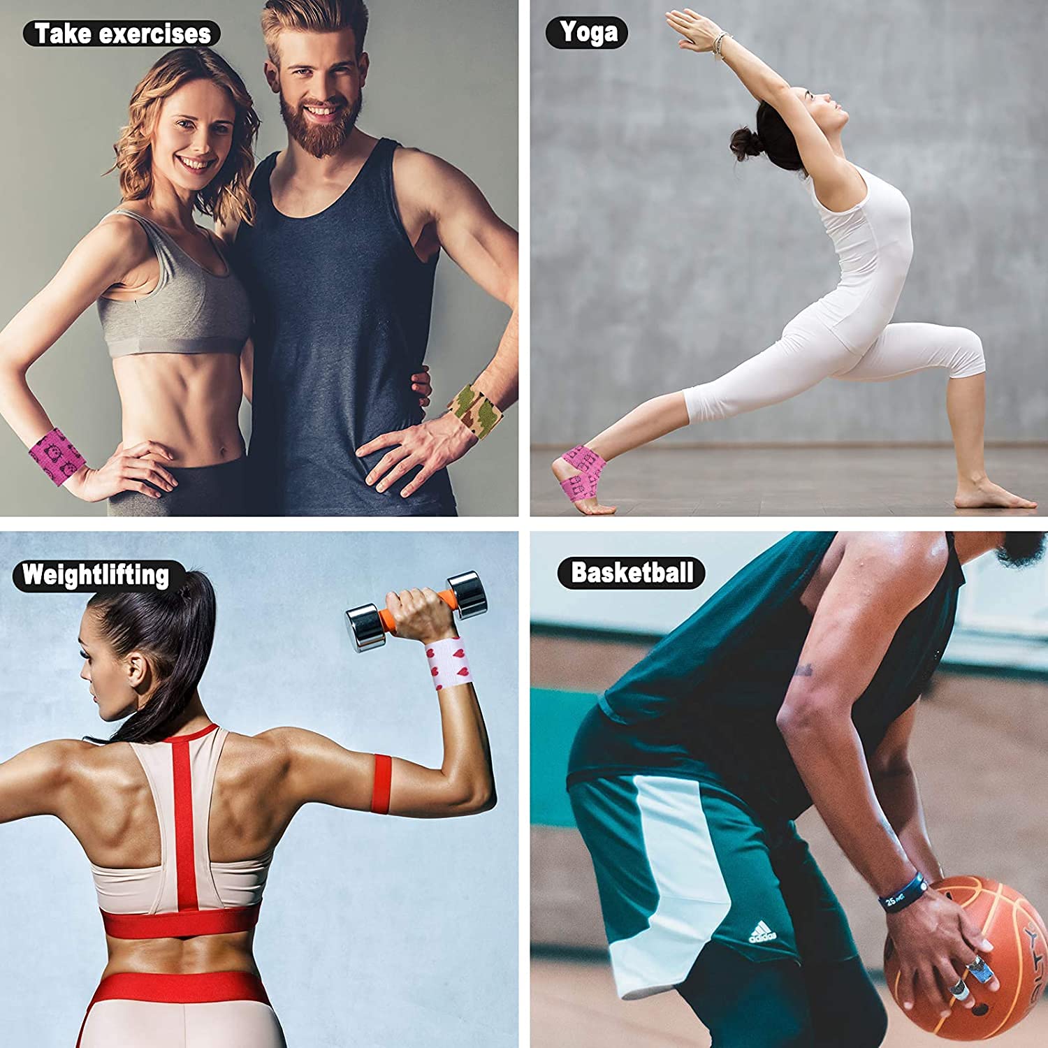 Optifit Stmandy Vet Tape Wrap for Wound Care with Self Adhesive Design 6 Rolls 5 yd | Latex Free