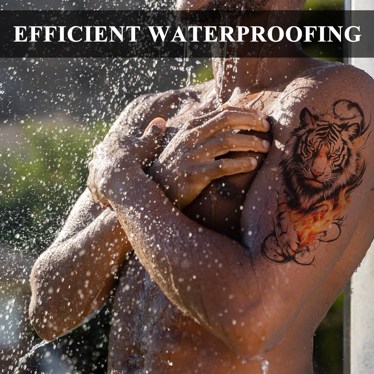 MAYCREATE Bride Tribe Temporary Tattoo Stickers for Bachelorette Party featuring 32 Sheets | Metallic Gold Team Bride Designs