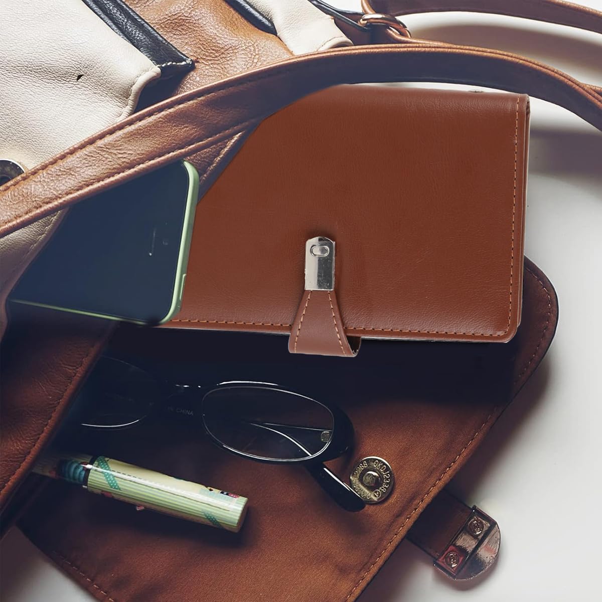 Climberty Business Card Holder for Travel with 150 Pockets and Semi‑Transparent PVC Sleeves