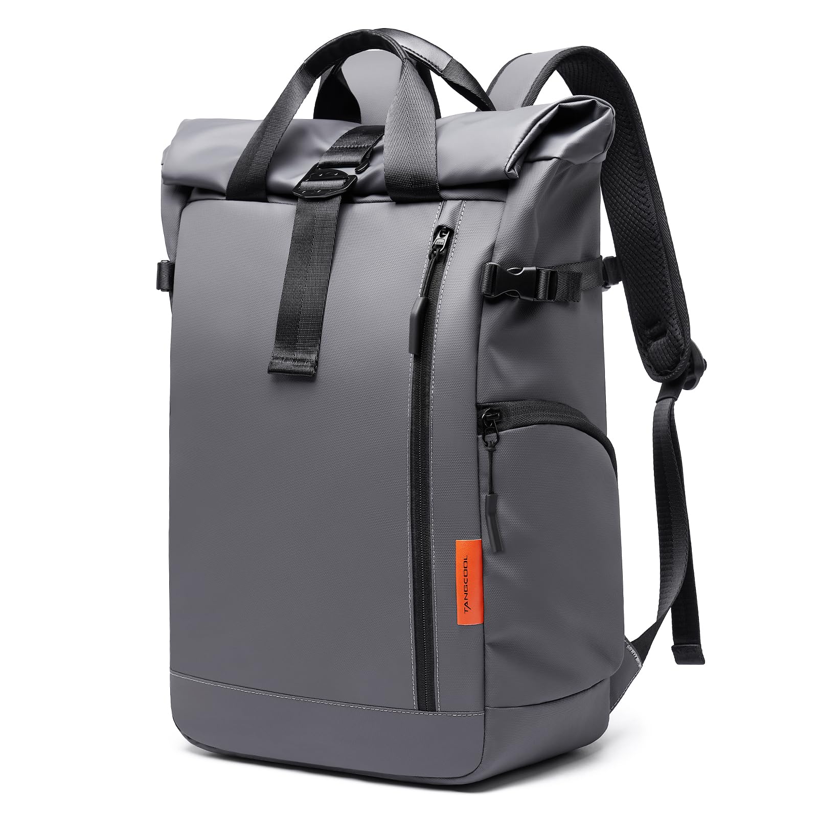 GUSTAVE® Roll Top Travel Backpack for Men and Women 15.6 Inch 20-25L Expandable Water-Resistant