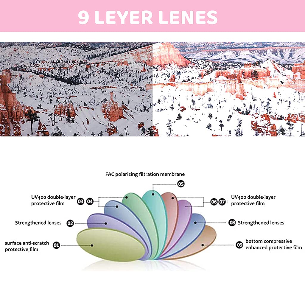 PALAY Sunglasses for Women with UV400 Protection and Rimless Diamond Cut Lens | 60 mm Retro Summer Shades