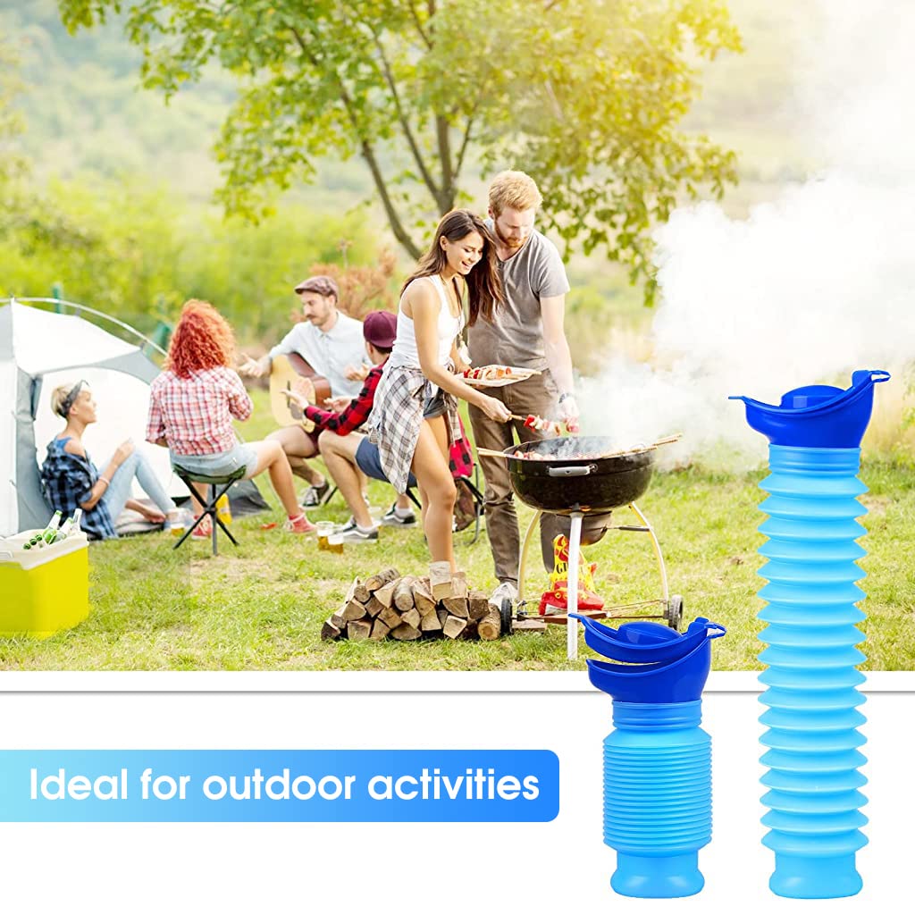 Proberos Portable Urinal for Travel and Camping with Leakproof Lid and 750 ml Capacity | Reusable PP Bottle for Men Women and Kids