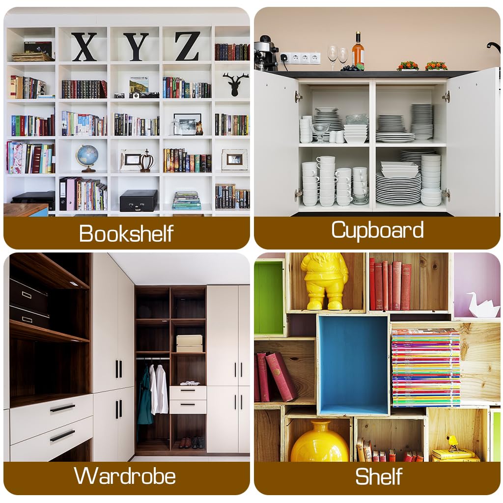 Serplex Shelf Support Kit for Cabinets and Bookshelves featuring 150 Pegs 5mm & 6mm | Nickel-Plated Metal