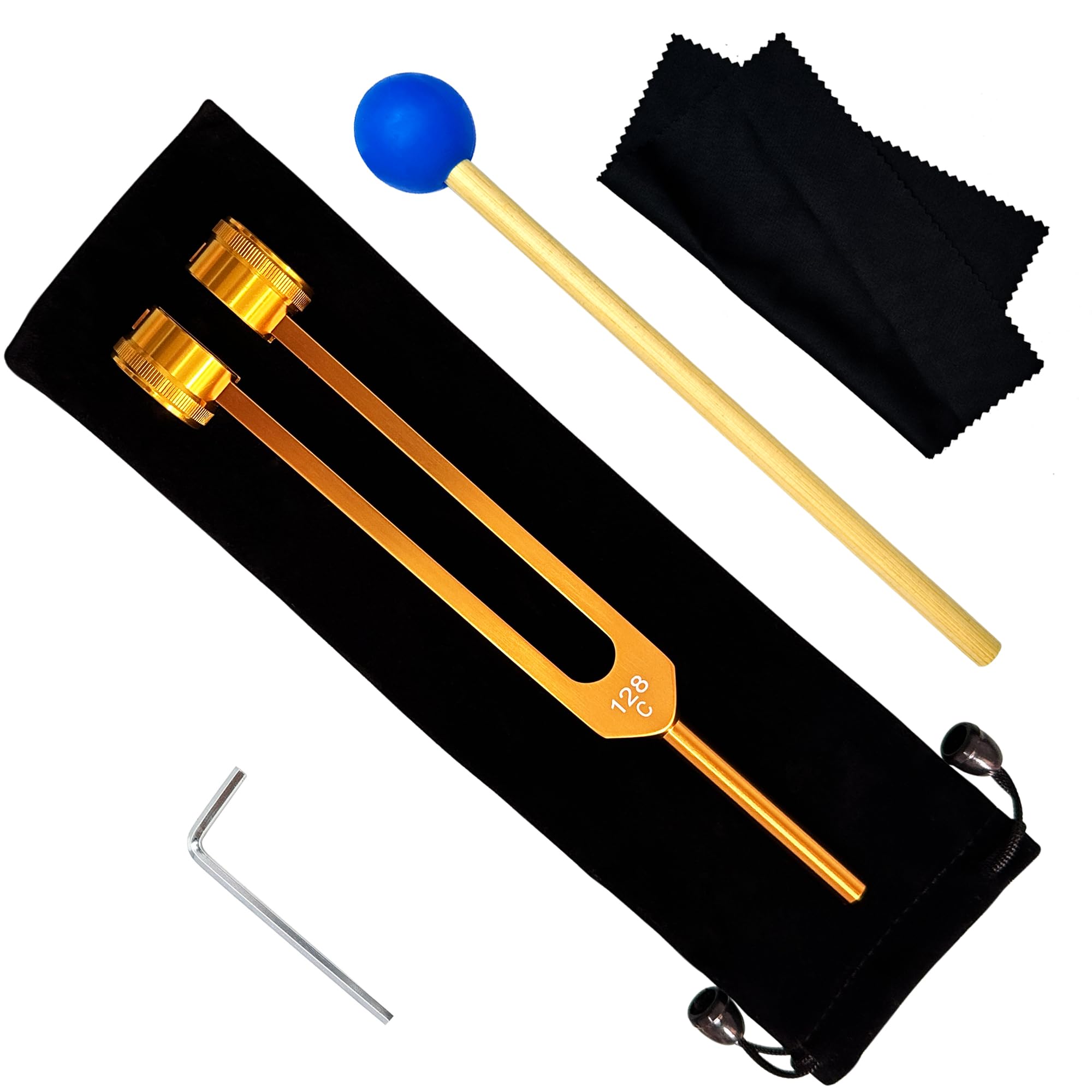 HASTHIP® 128Hz Tuning Fork Set Nerve Sensory Healing Instrument