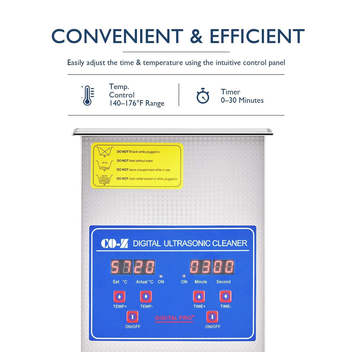 Verilux 2L Heated Ultrasonic Cleaner