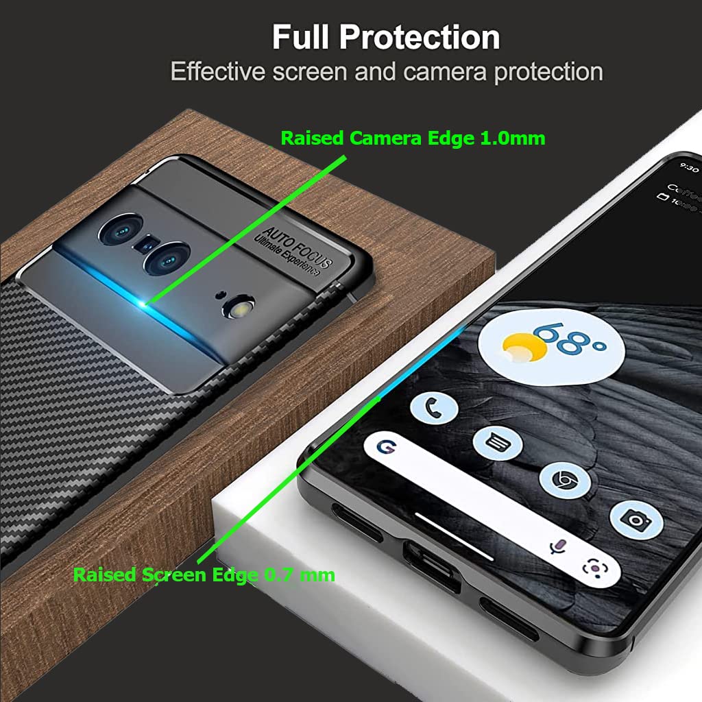 ZORBES Phone Case for Google Pixel 7 with 1.5mm Slim TPU Design | 360° Full Body Protection