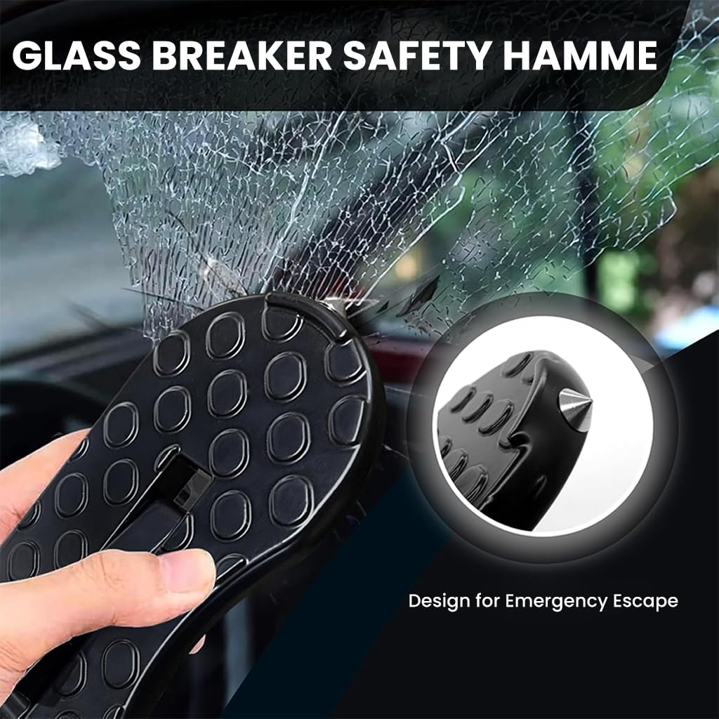 STHIRA Car Door Step for Easy Roof Access featuring Folding Hook and 147×76 mm Platform | Aluminum Alloy Build