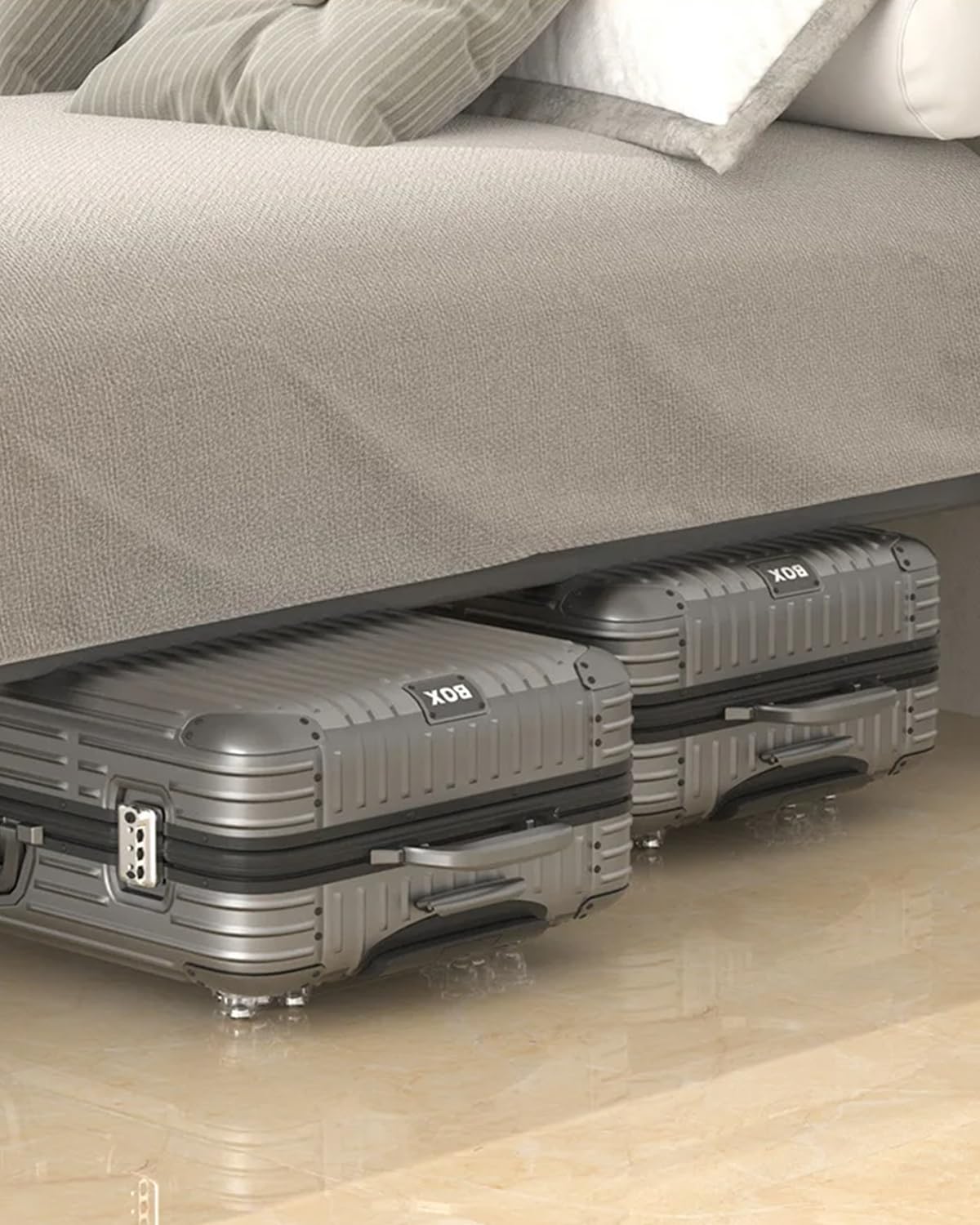 Serplex Self Adhesive Swivel Caster Wheels for Furniture and Appliances featuring 100KG Load Capacity and 360° Rotation