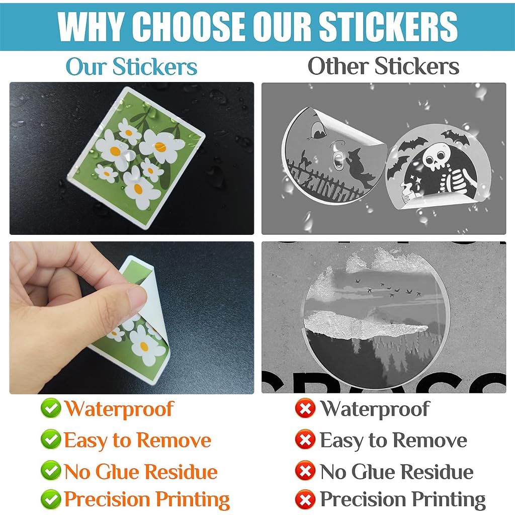 HASTHIP Motivational Stickers for Water Bottles and Laptops featuring 100 Vinyl Waterproof Designs | Pink Aesthetic for Journals and Scrapbooks