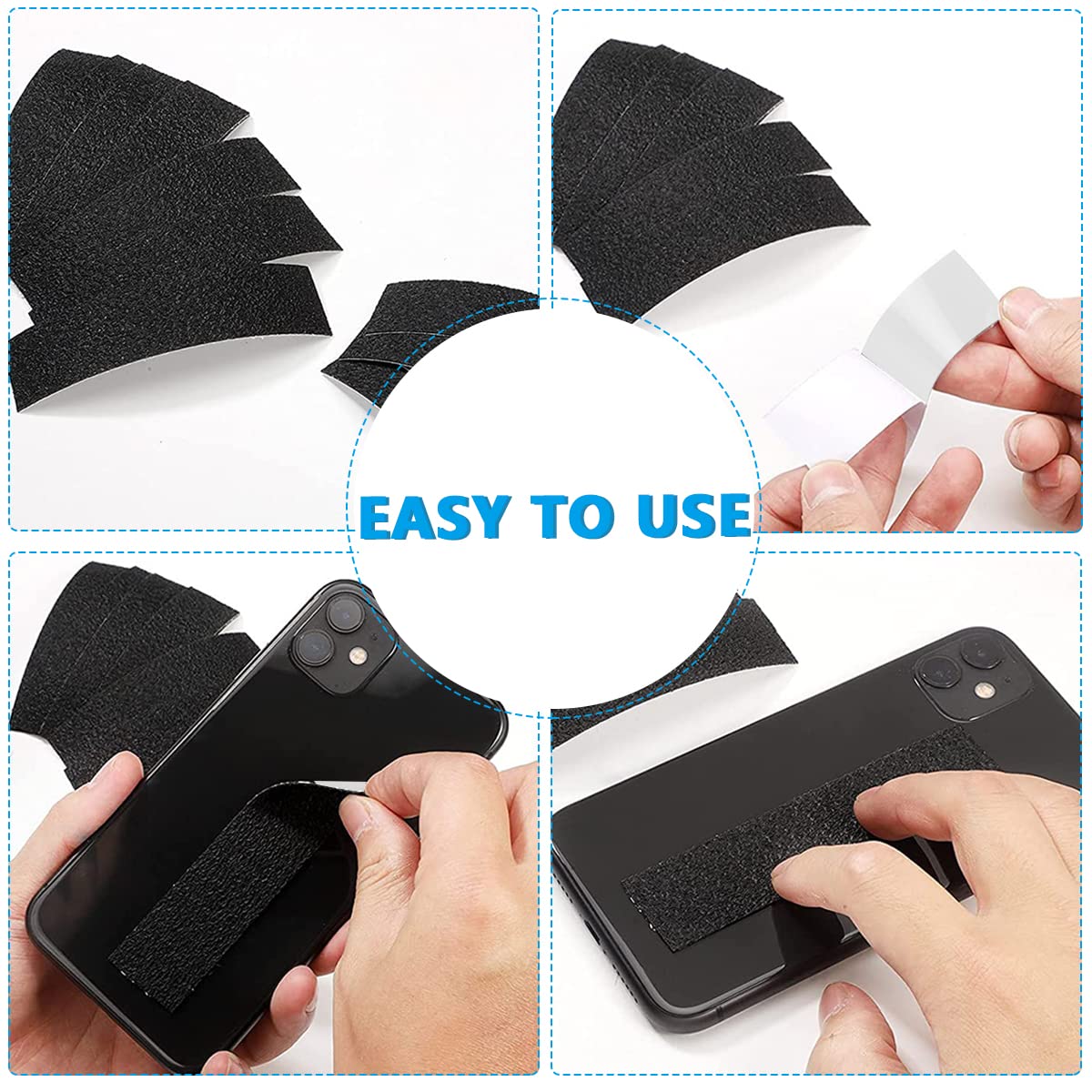 HASTHIP Sensory Stickers for Anxiety Relief featuring Matte Textured Strips 36 Sheets PVC for Adults and Teens