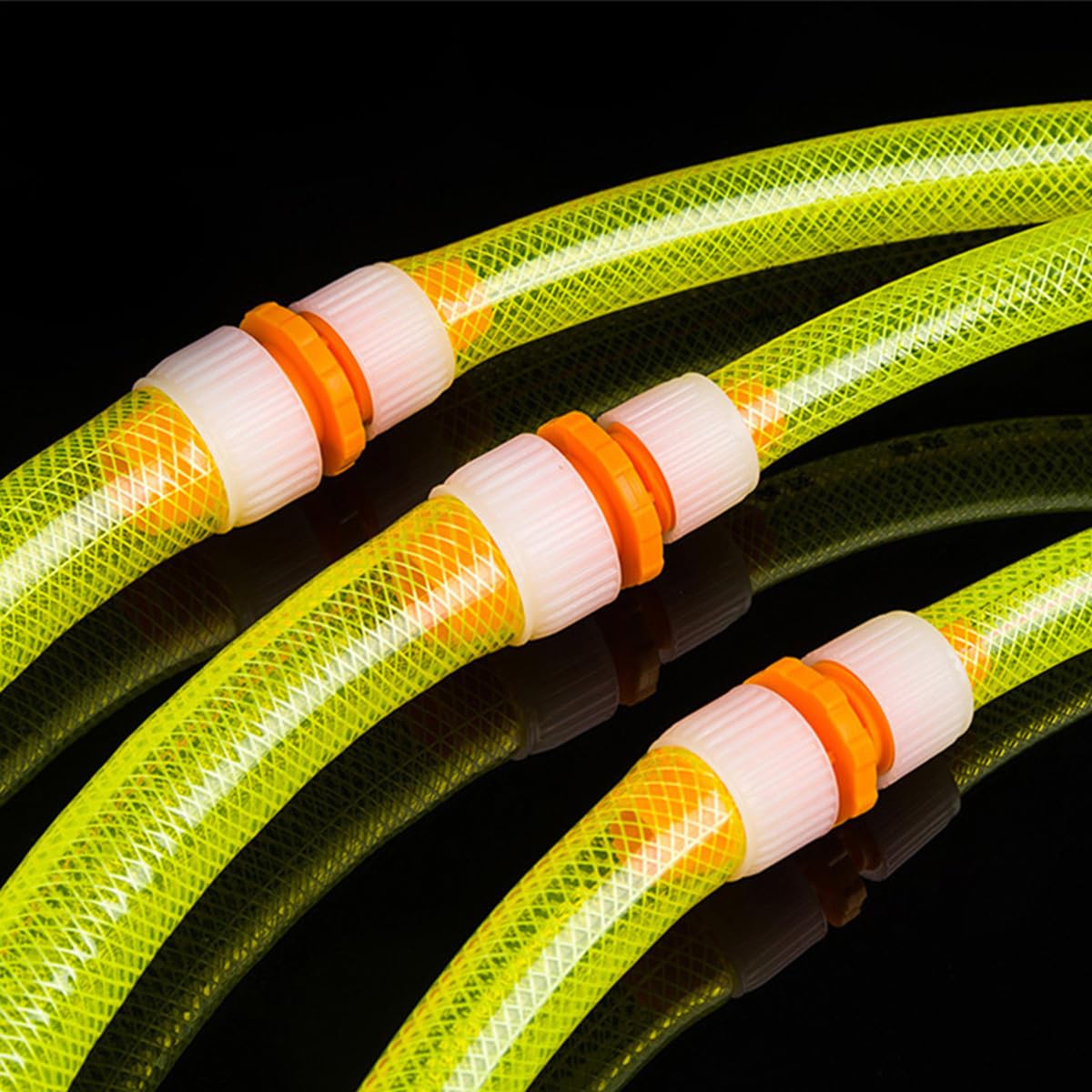 HASTHIP Garden Hose Connector for Gardening with Quick Release ABS Plastic | 1/2 Inch 3PCS