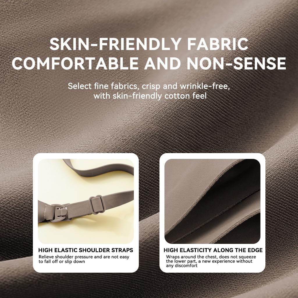 SANNIDHI Nursing Bras for Breastfeeding featuring Seamless Ultra Comfort Design in Grey M