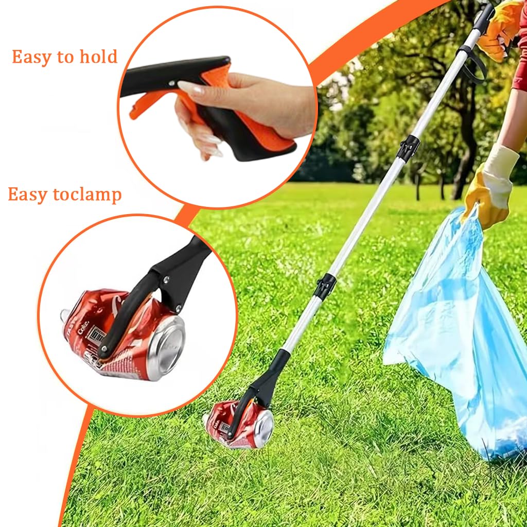 HASTHIP Magnetic Grabber Reacher Tool for Litter Pick Up with 42.9 in Reach and Ergonomic Handle