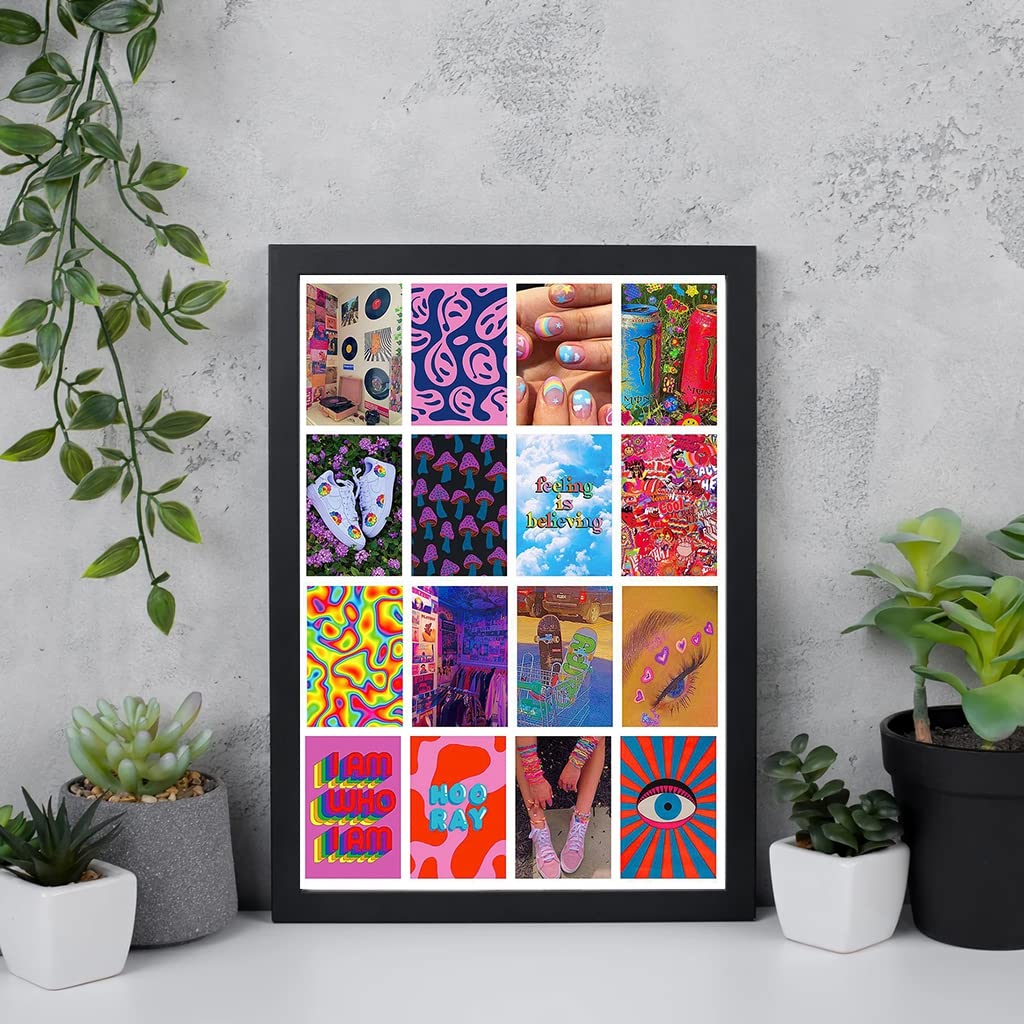 HASTHIP Postcard Wall Art Set for Room Decoration with 50 Sheets 4x6 in Matte Print | Minimalist Modern Aesthetic Decor