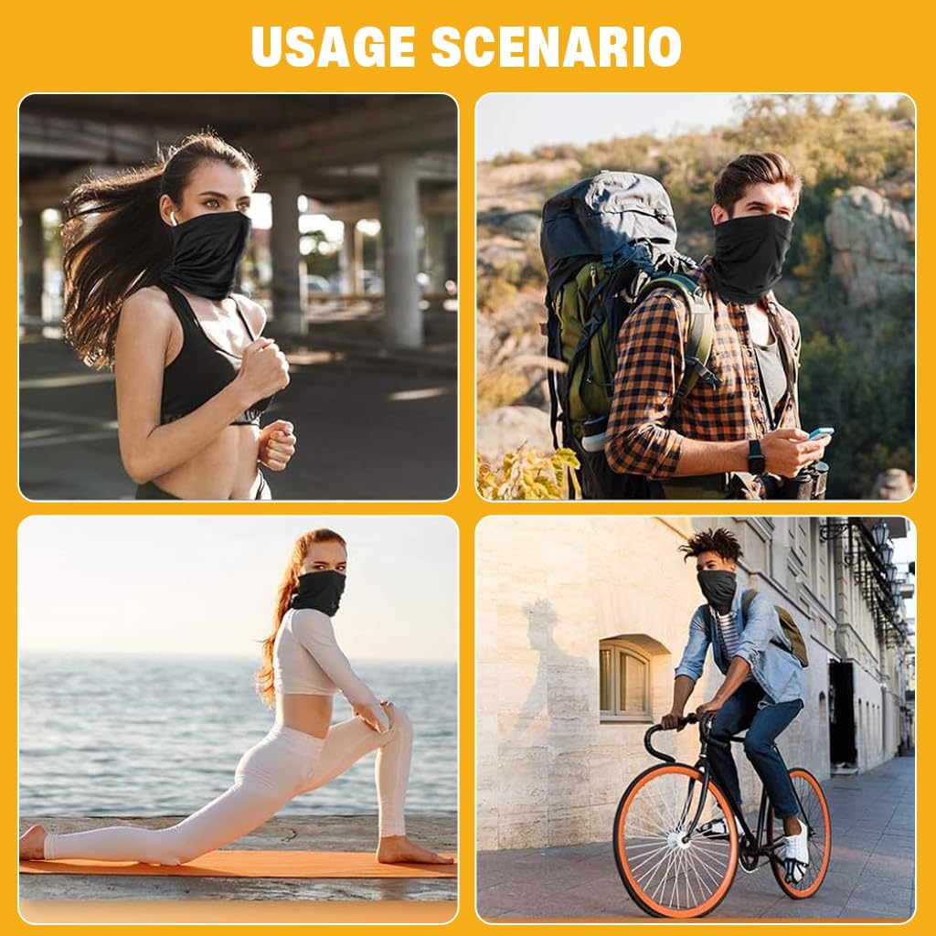 Proberos Neck Gaiter Face Mask for Outdoor Sports featuring Windproof UV Protection | Breathable Quick Dry Fabric for Men and Women