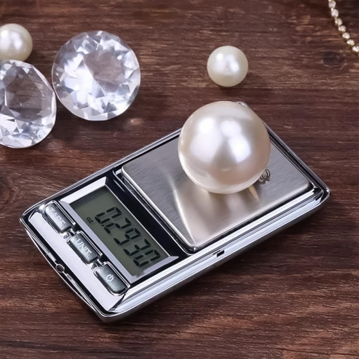 HASTHIP Digital Kitchen Weighing Scale for Home with 200g 0.01g Precision Sensors | Portable LCD Pocket Scale for Food and Jewellery