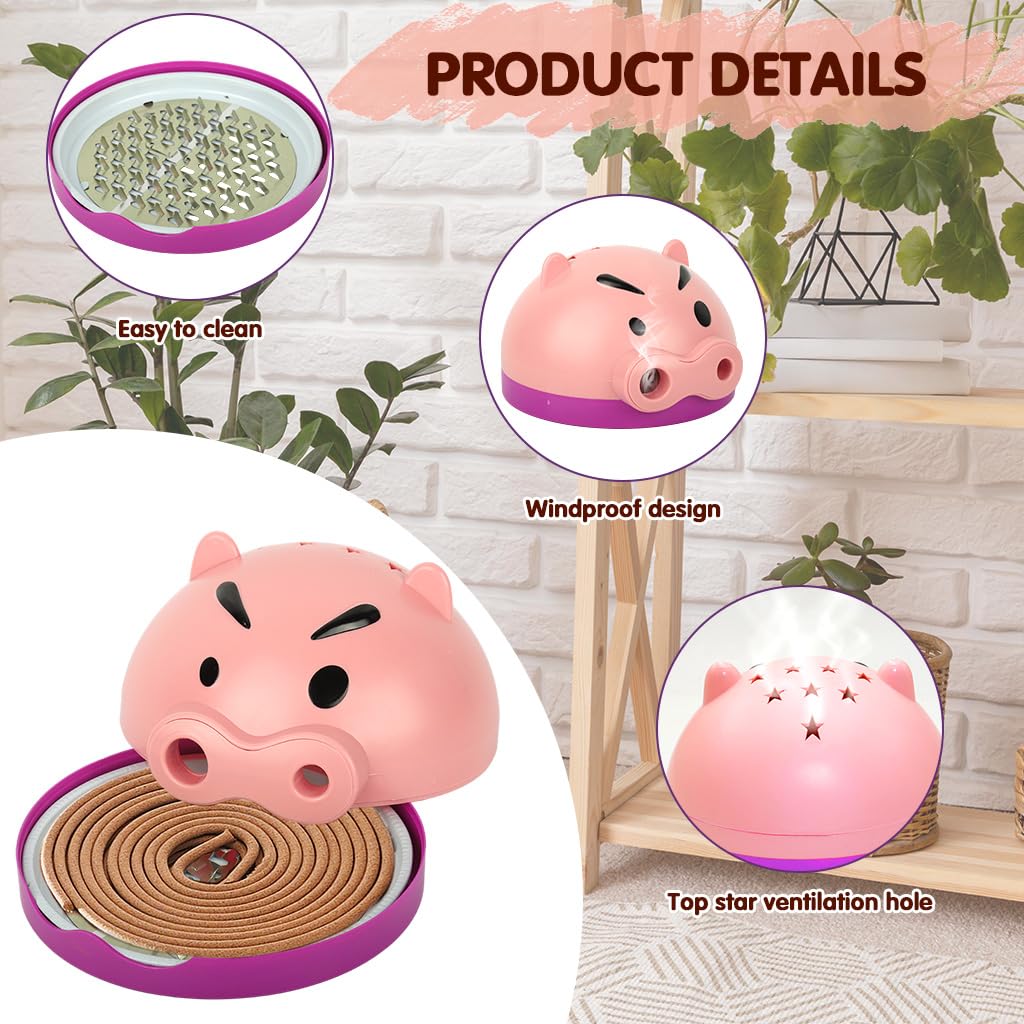 HASTHIP Incense Holder for Yoga and Meditation with Ventilated Pig Nose Lid | 7.09 in Odor‑Resistant Box