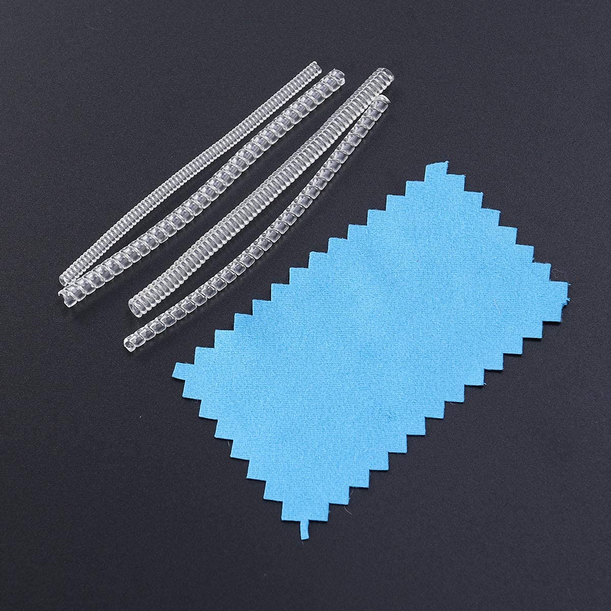 SUPVOX Ring Size Adjuster Set for Loose Rings with Spiral and Flat Coils | 4pcs TPU 10cm