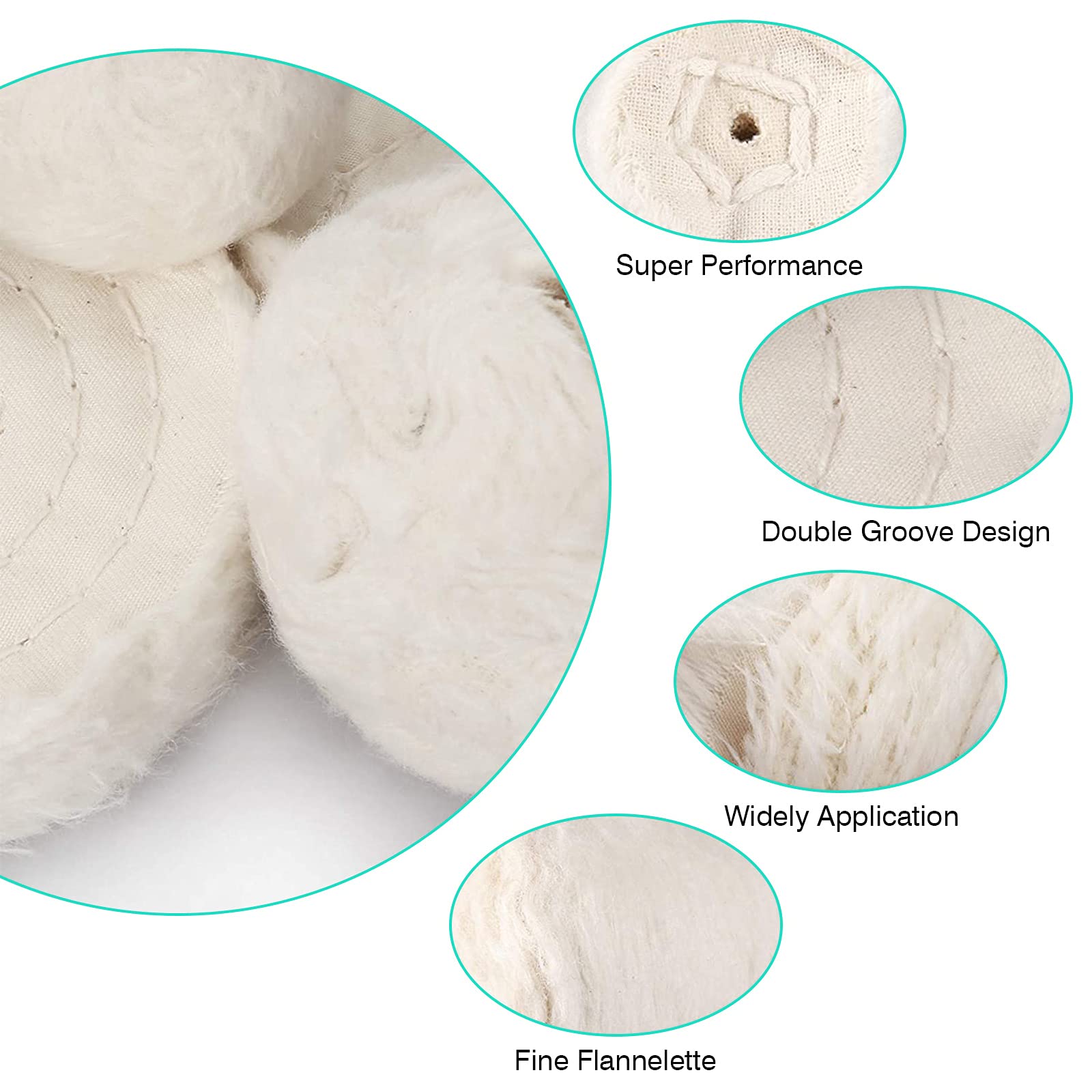 STHIRA Car Polish Kit for Metal and Aluminum with 6 Pcs Buffing Wheels | Fits Any Drill