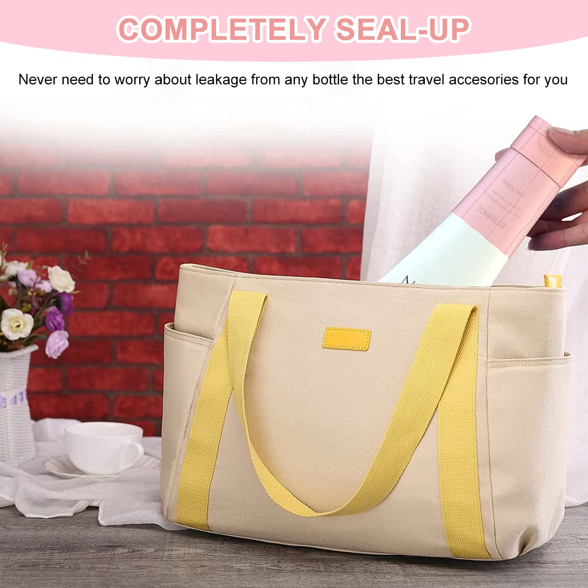 MAYCREATE Leakproof Sleeves for Travel Bottles featuring Anti‑Leak Elastic Silicone Covers 12PCS