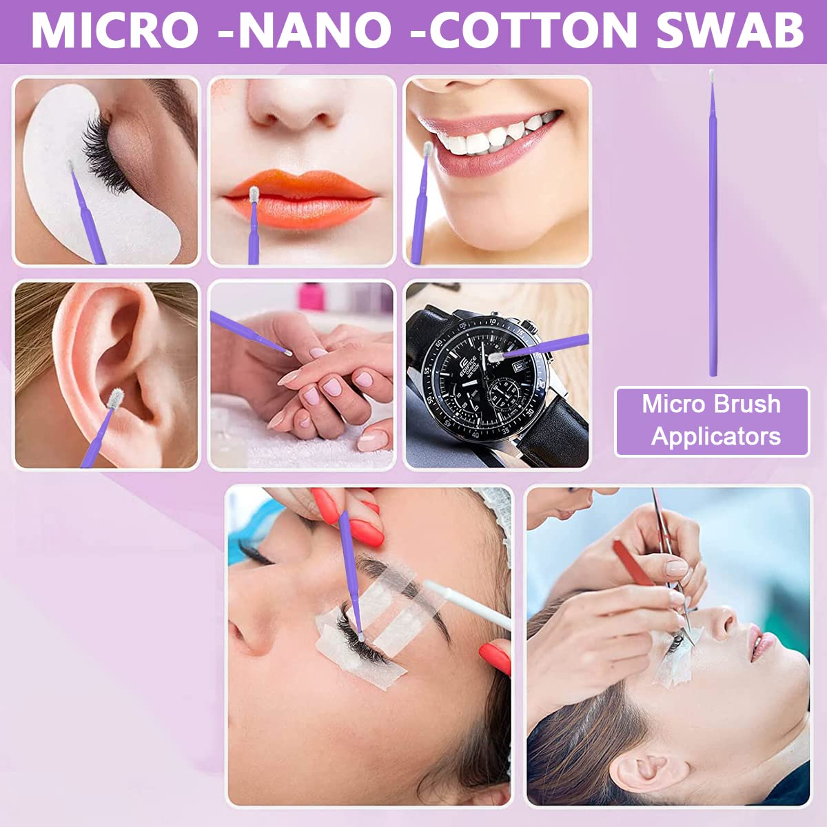 MAYCREATE False Eyelash Kit for Natural 3D Eye Look featuring 12pcs 13mm Cluster Lashes | Includes Glue and Tools