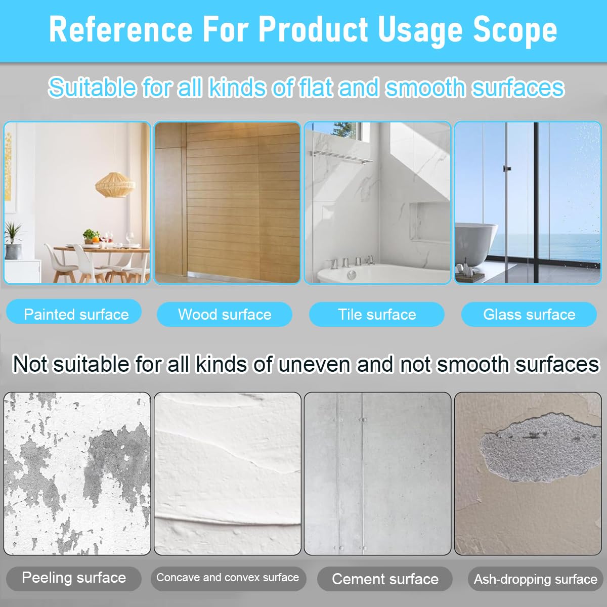 HASTHIP 3D Wall Stickers for Home Decor with 6pc 27.5 in Square Beige Wood Texture Panels