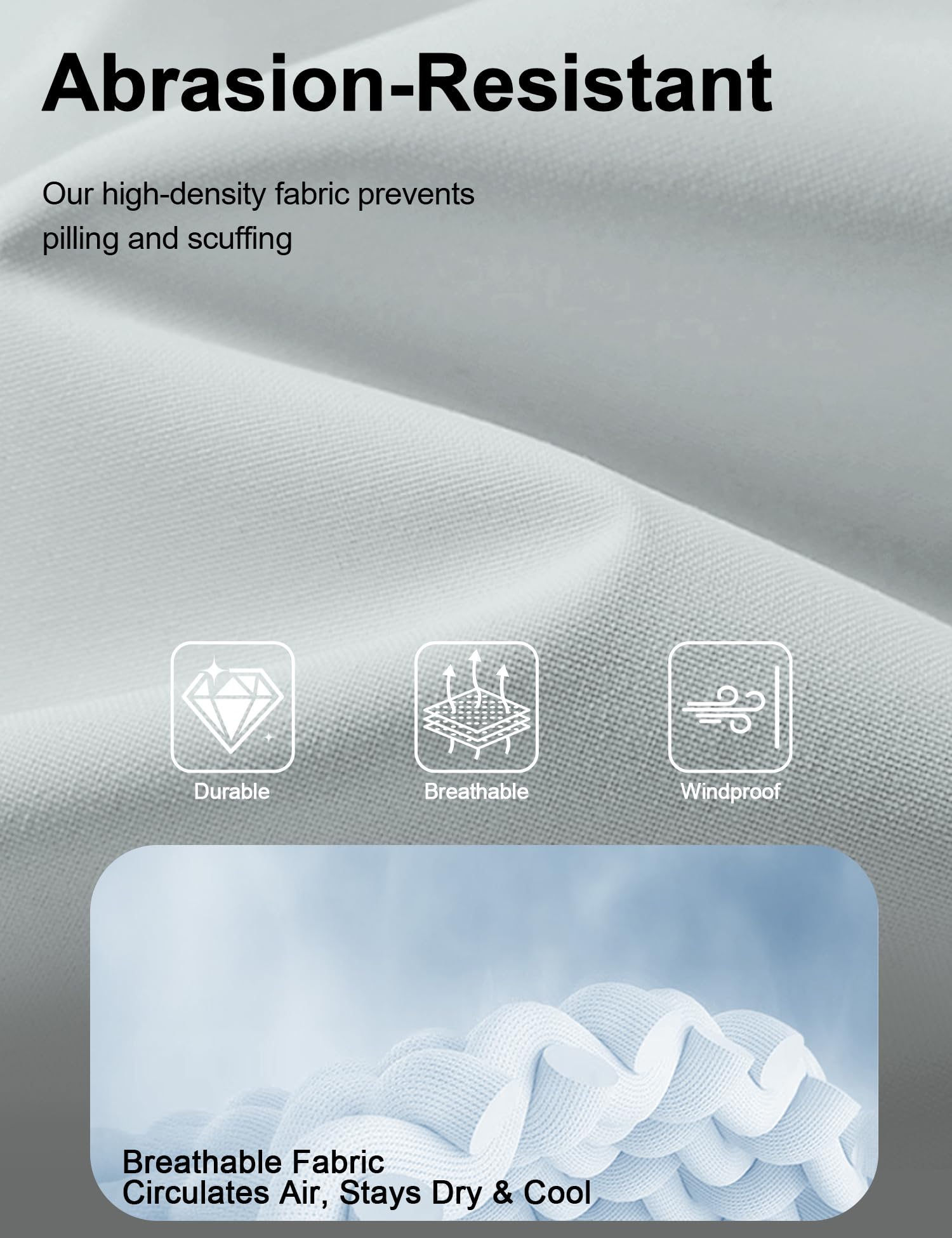 Venzina Men's Hiking Jacket for Trekking and Daily Use with Detachable Hood | Blue Windproof Mesh Liner