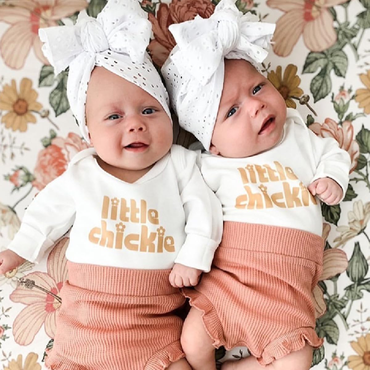 PALAY Baby Cap Set for 3–18 Months with Big Bow Design and Stretchy Polyester Spandex | Lovely Gift for Newborn Girls and Boys