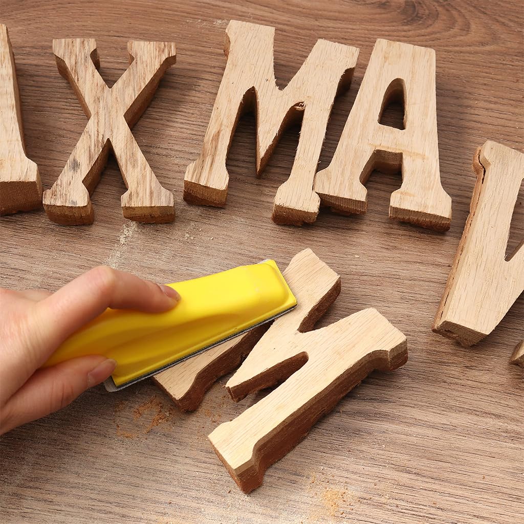 Serplex Micro Detail Sander for Wood and DIY Projects with 50PCS 3.5x1in Strips | Hook and Loop Holder