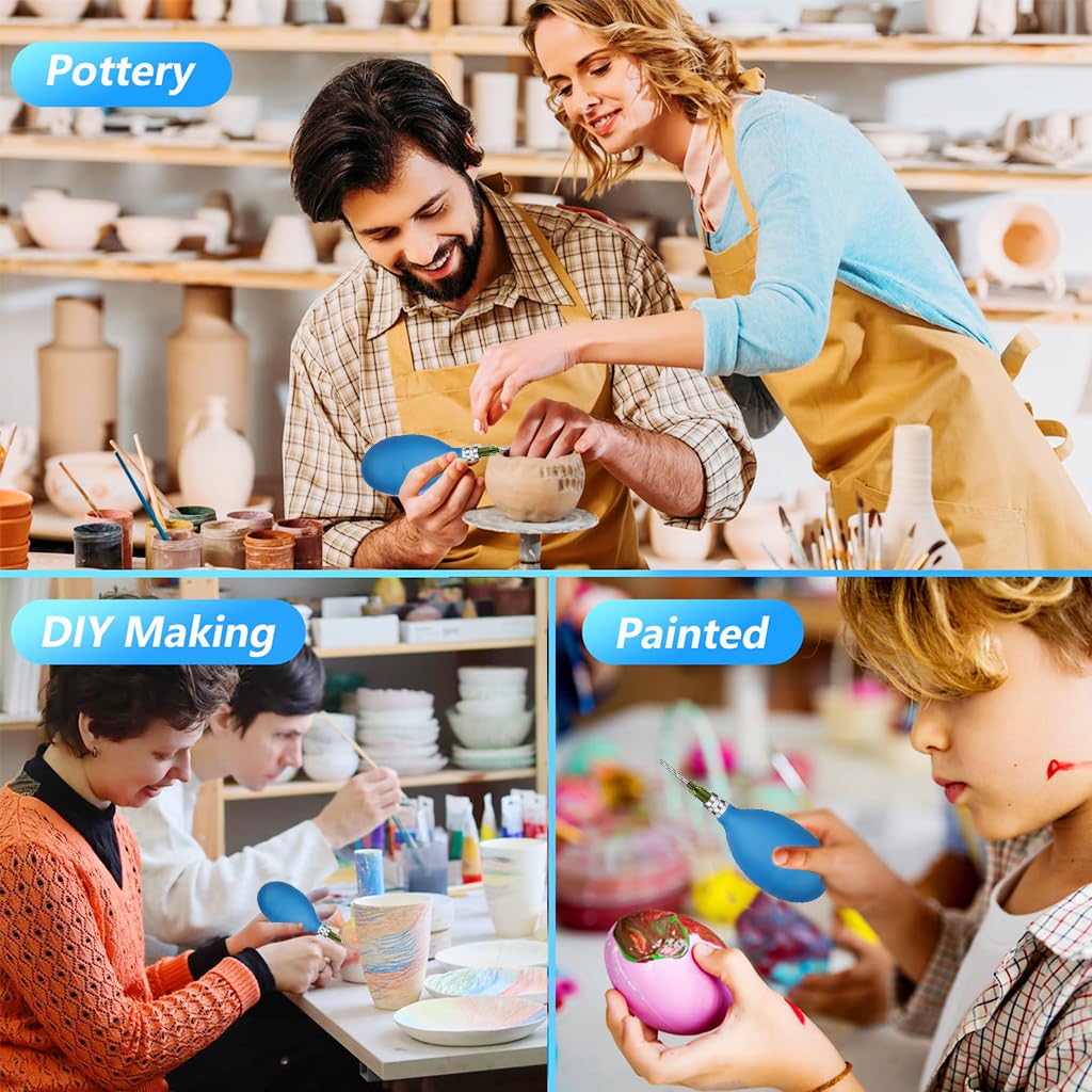 Supvox Pottery Spray Bottle for Ceramic Glaze Application with 5 Nozzles and 1 Adapter