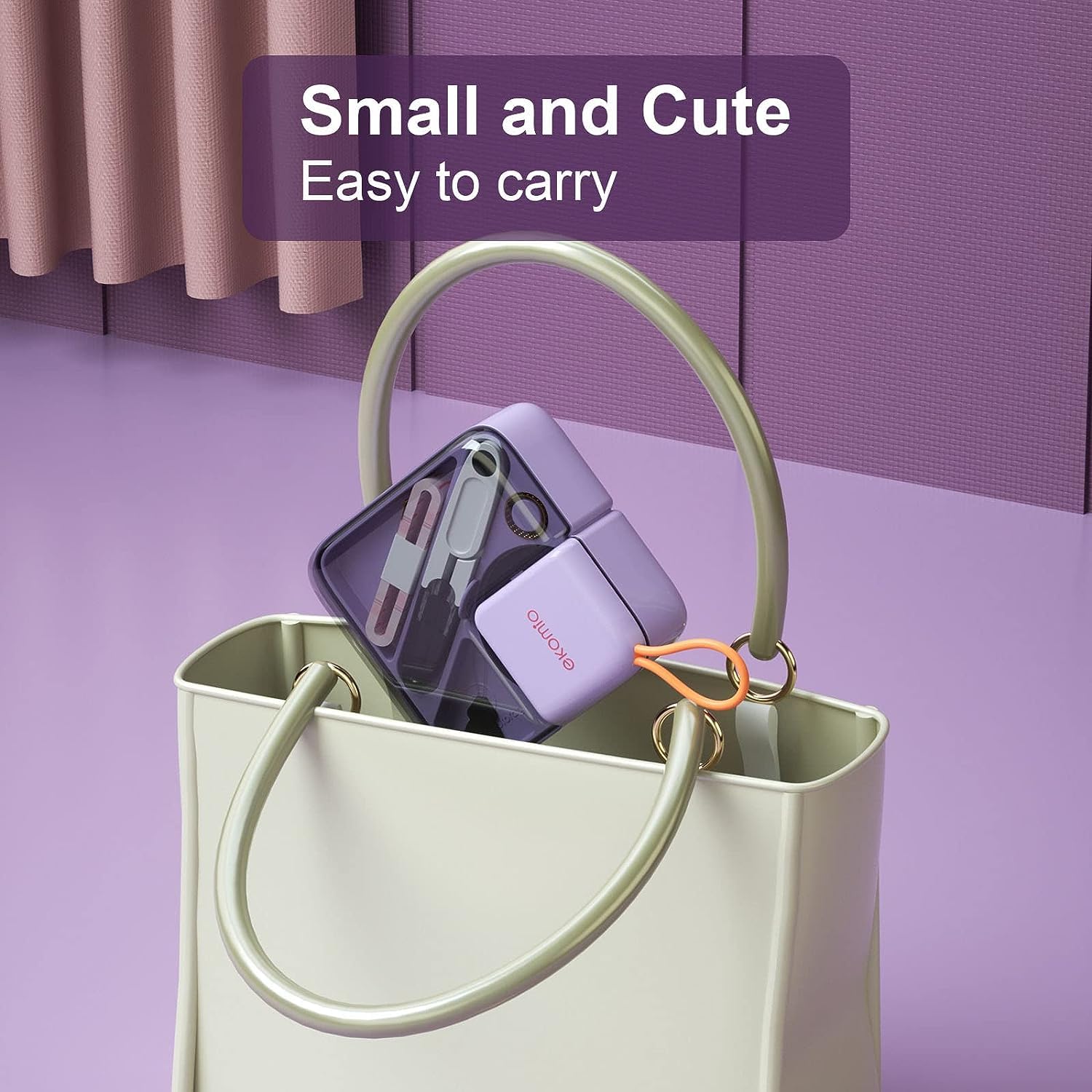 ELEPHANTBOAT Sewing Kit for Home and Travel Use with 21pcs Tools and Portable Storage Case