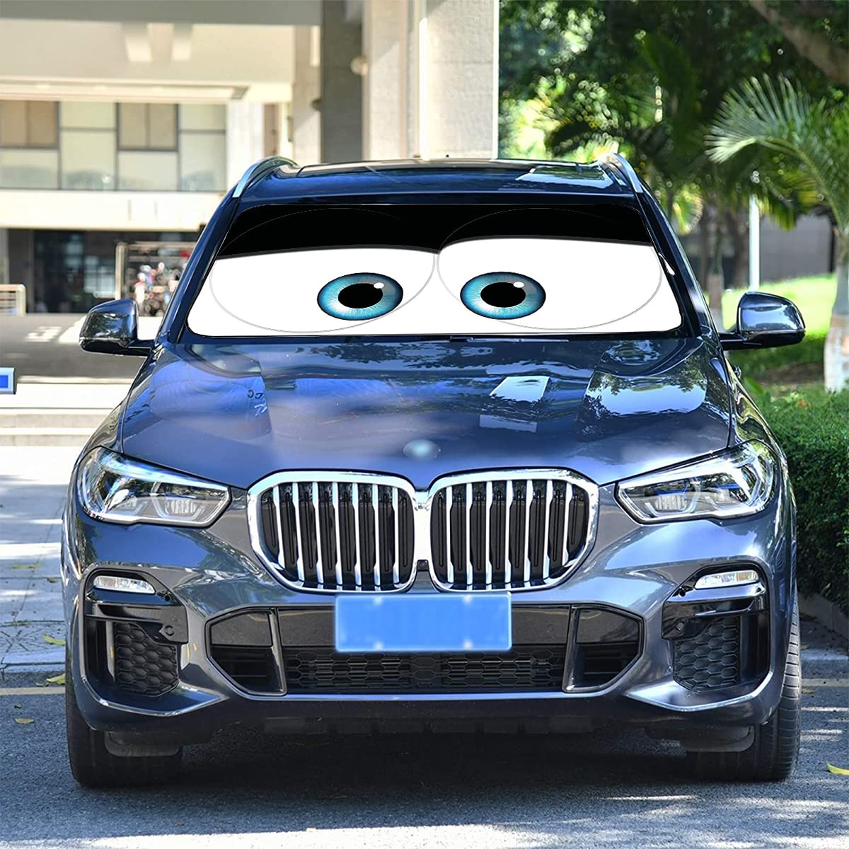 STHIRA Car Windshield Sun Shade Creative Cartoon Windshield Sun Shade Foldable Car Windshield Sun Shade, Universal Sunshades Car Windshield Sun Shade 130*70cm