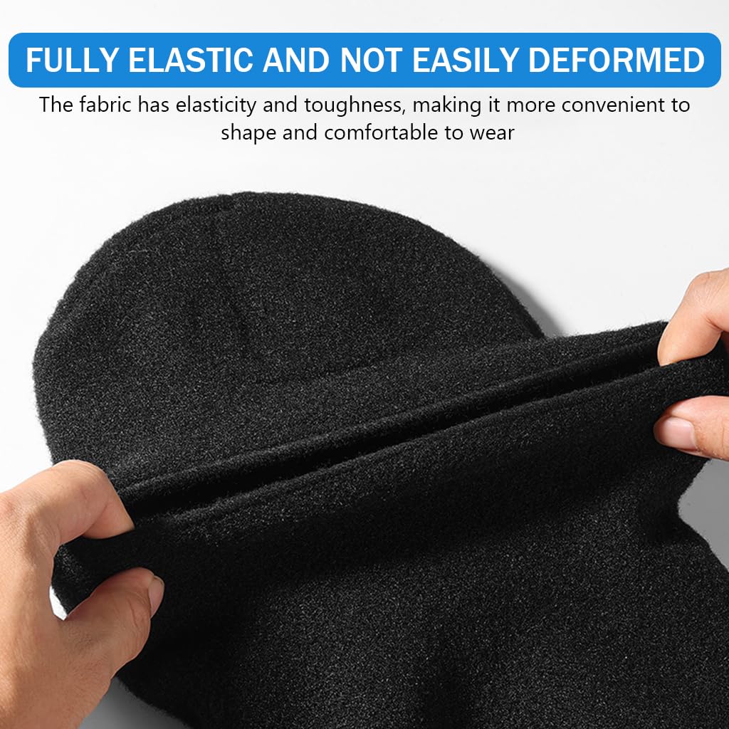 Proberos® Winter Warm Hat Face Cover Windproof Outdoor Thermal Balaclava Face Mask Hat Fleece Face Mask Neck Warmer Full Face Cover Cap Winter Ski Mask Unisex One Piece Plush Face Cover Hat