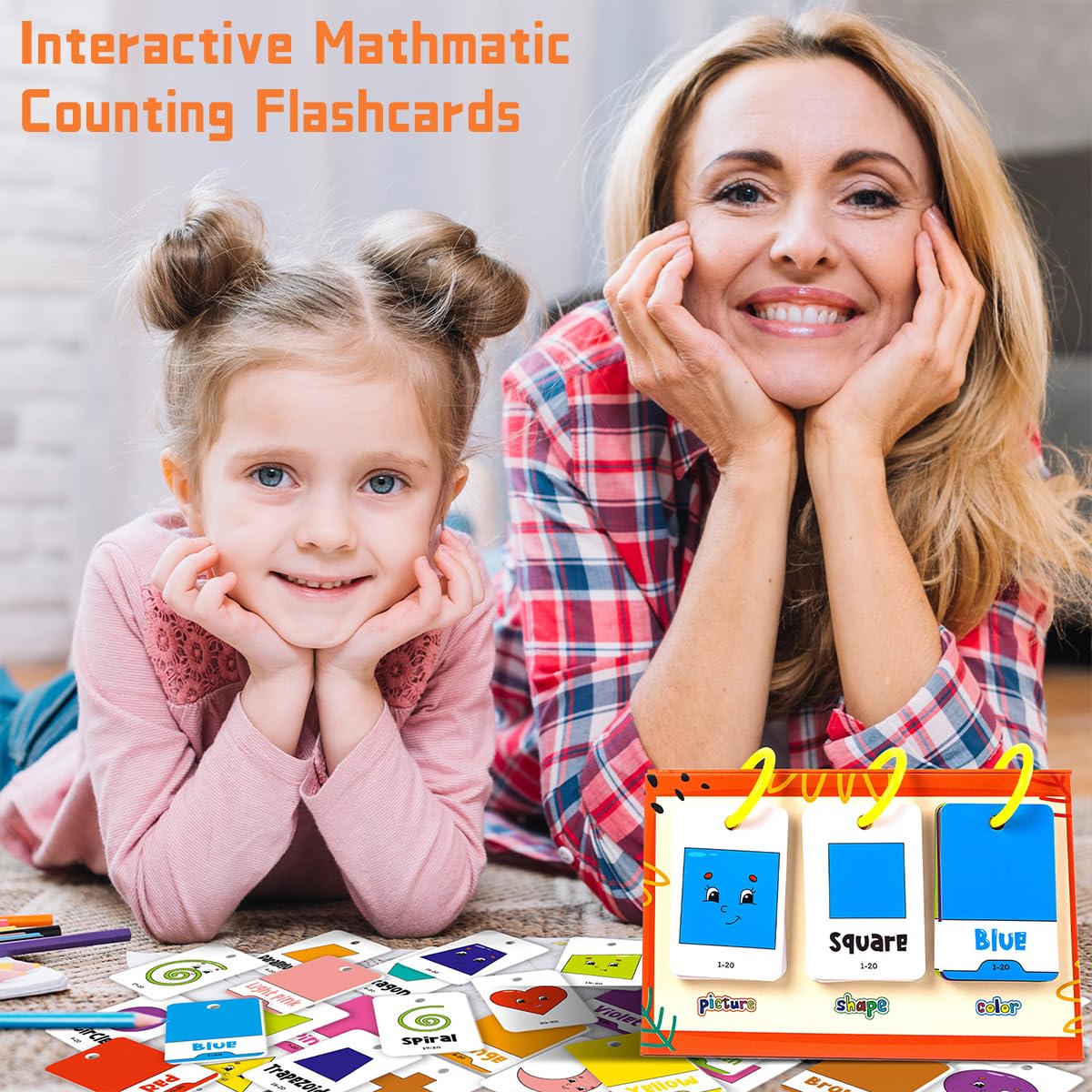SNOWIE SOFT Early Education Flashcards for Preschool Learning with Display Stand | Engaging Illustrated Cards for Kids Aged 3–5