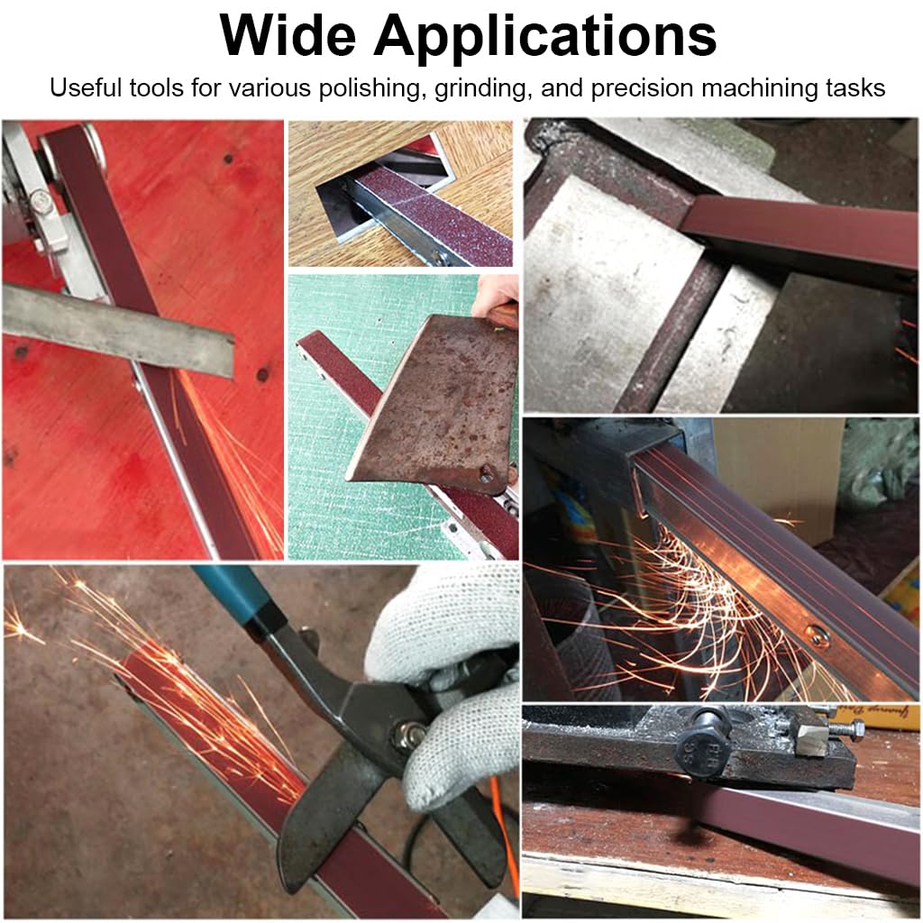 Serplex Angle Grinder Belt Sander Attachment for 100MM and 125MM Disks featuring Arm and Pulley System