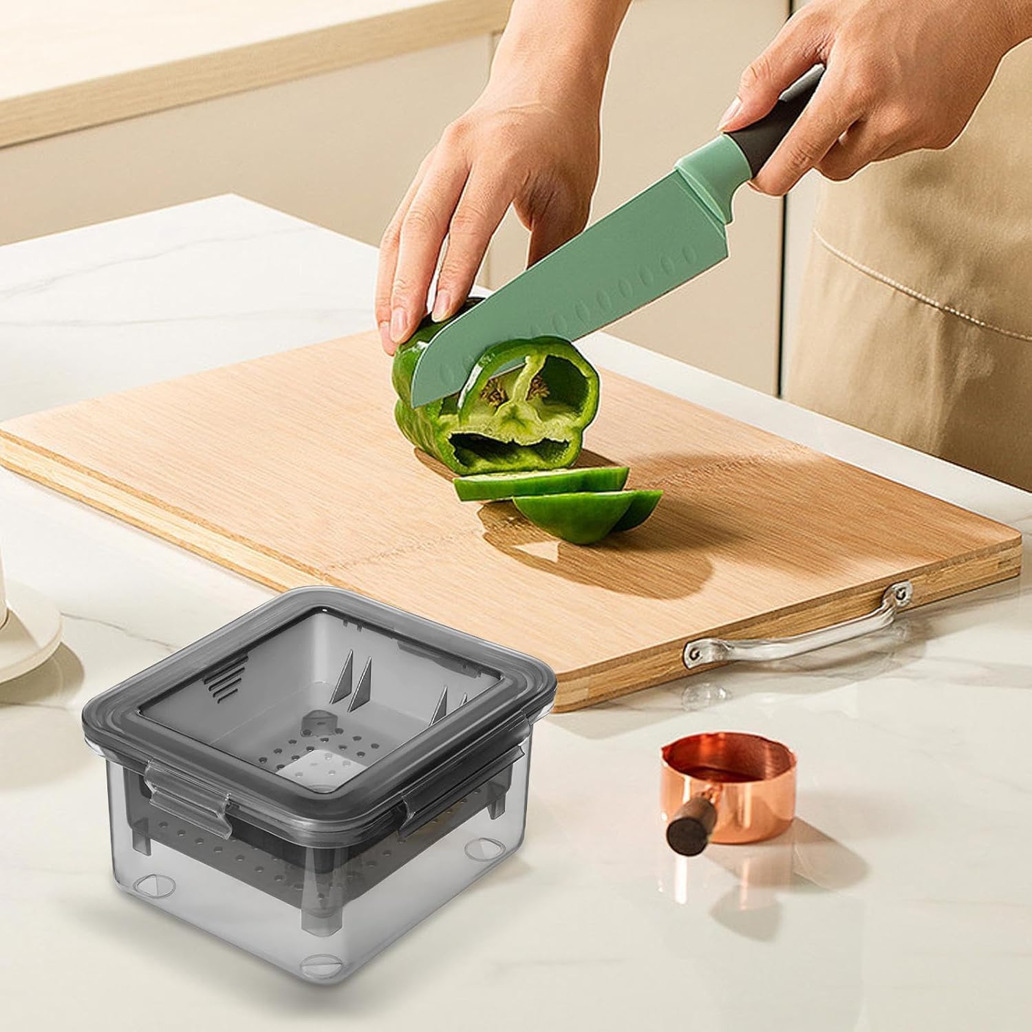 HASTHIP Tofu Press for Homemade Tofu with Quick Water Removal | 16x14x8.5cm 3pcs Food Grade Tools
