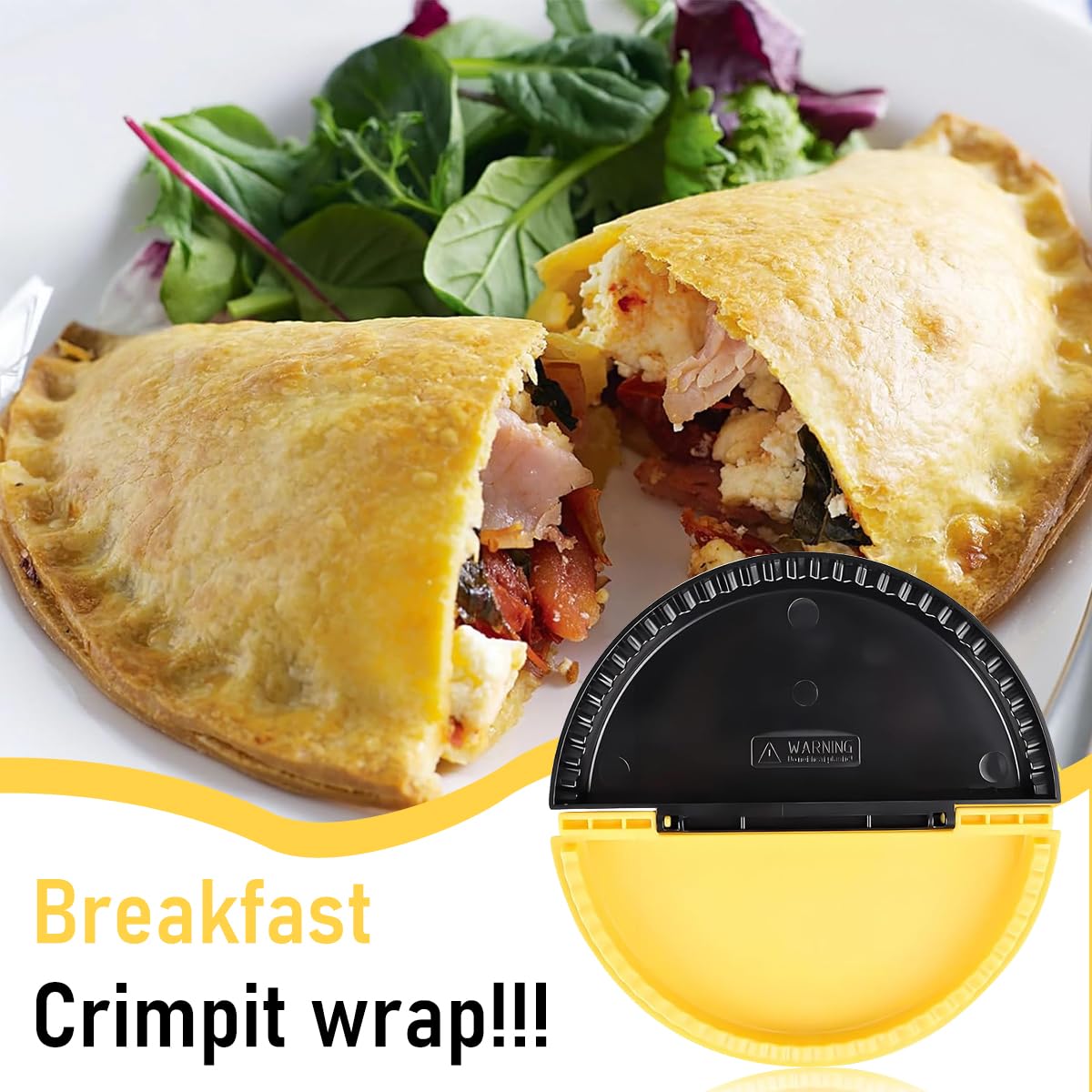 HASTHIP Tortilla Sealer for Burritos and Empanadas featuring Double Sided Press | Easy Cleanup