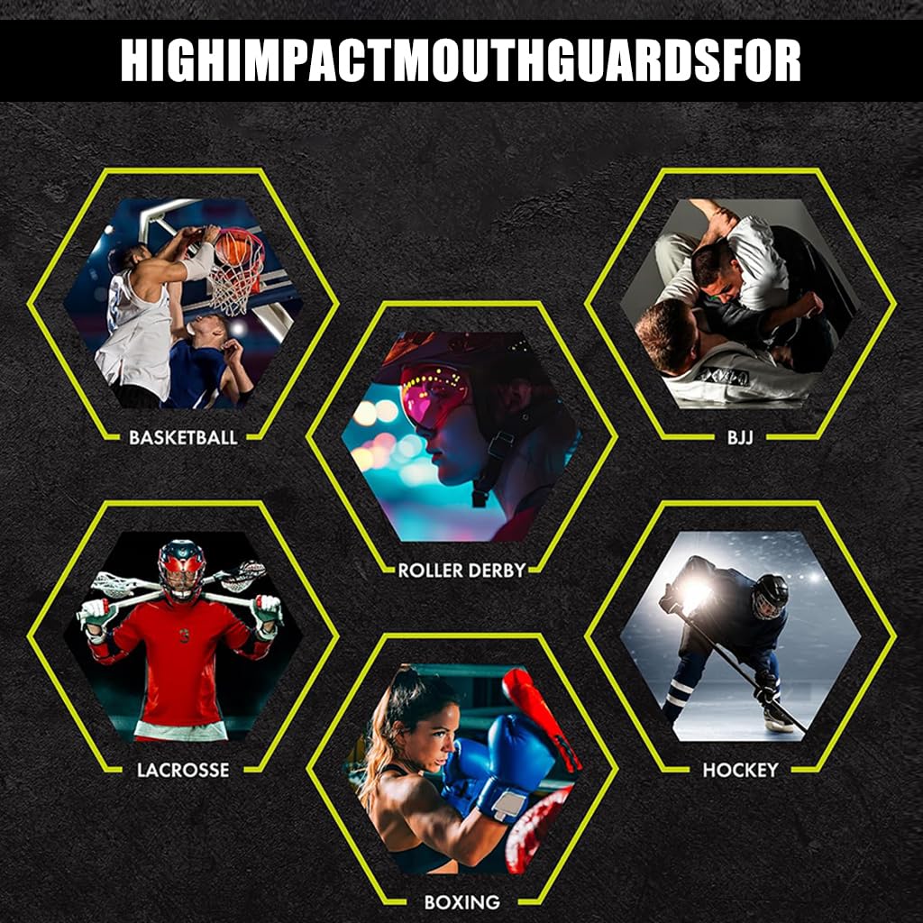 Proberos Mouth Guard for Boxing and MMA with 1.6mm Ultra Slim EVA Fit | Adult and Youth Protection