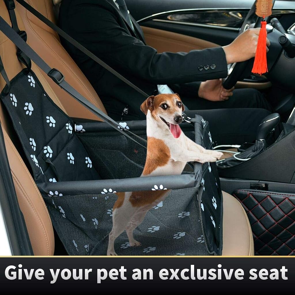 Qpets® Pet Carrier Foldable Car Seat for Pet Outdoor Pet Mat Pet Travel Carrier Pet Case for Small Pets