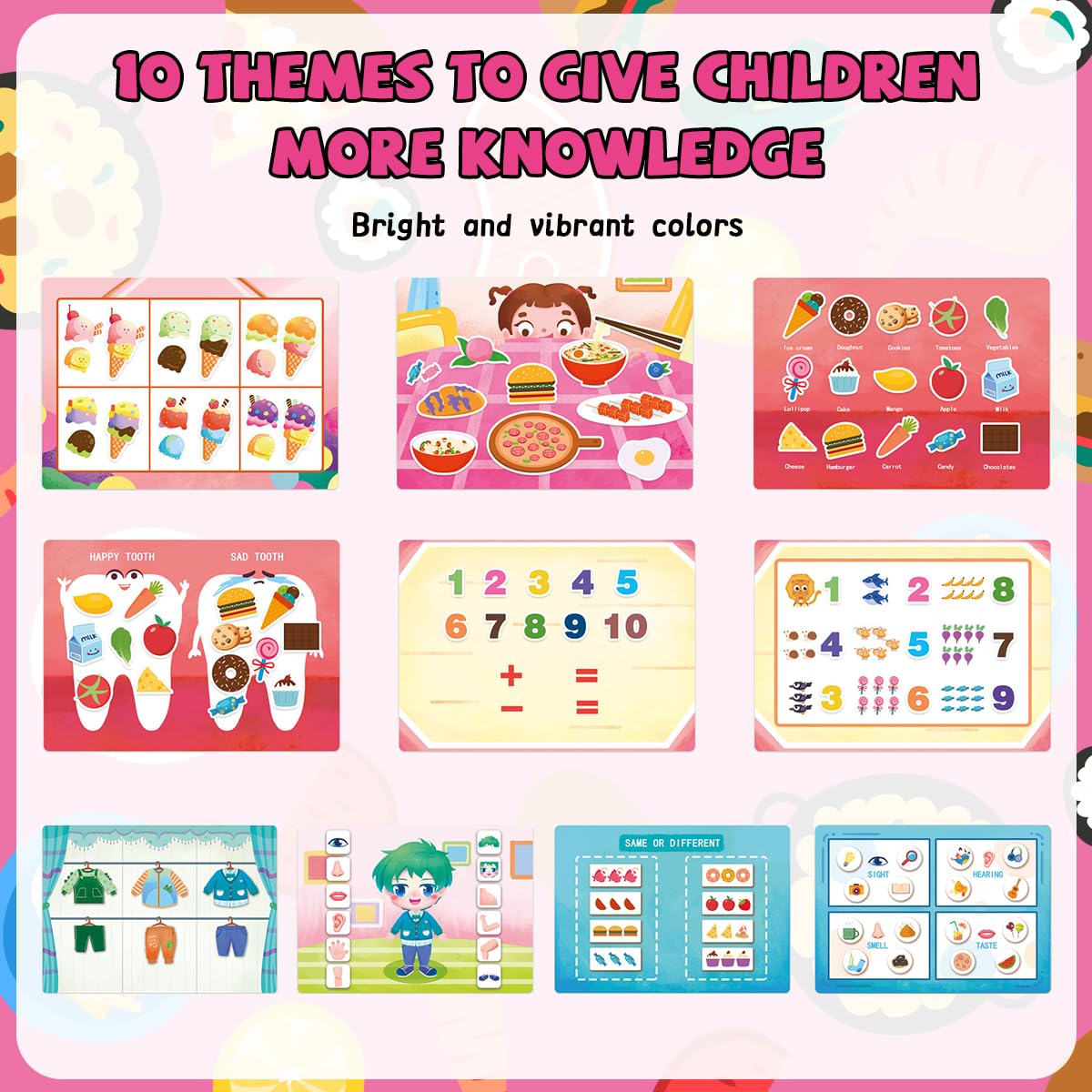 SNOWIE SOFT Kids Learning Book for Toddlers with Interactive Puzzles and Stickers | Early Education Toy for Ages 2–5